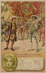 Treffen von Heinrich VIII. von England und Franz I. von Frankreich auf dem Feld des Goldenen Tuchs, 1520